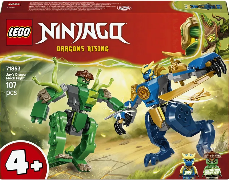 LEGO ▫️ Ninjago: O Combate do Meca-Dragão do Jay 71853