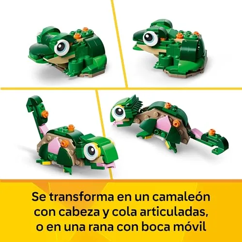 LEGO ▫️ Creator 3 em 1 Tartaruga com Flor de Nénupar 31377 5
