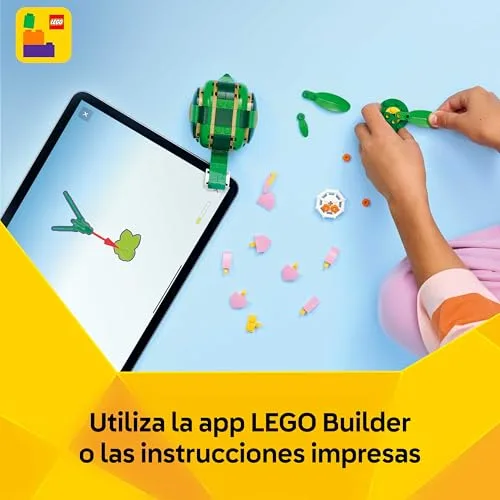 LEGO ▫️ Creator 3 em 1 Tartaruga com Flor de Nénupar 31377 6