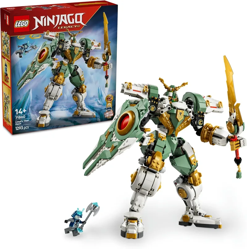 LEGO ▫️ Ninjago Robô Titã do Lloyd: 15.º Aniversário 71860