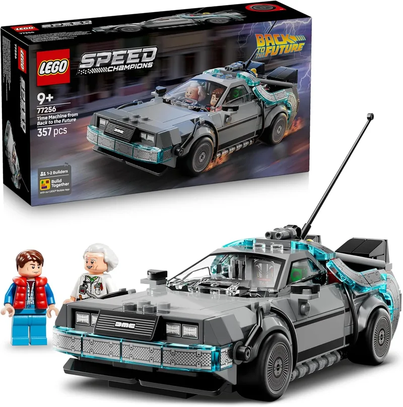 LEGO ▫️ Speed Champions Máquina do Tempo de «Regresso ao Futuro» 77256