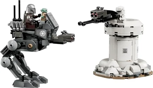 LEGO ▫️ Star Wars 75444 Ataque do AT-RT - Conjunto de construção com o Caminhante Imperial, Torre, minifigura do Mandaloriano e figura do Grogu - Presente de aniversário para meninos e meninas a partir dos 7 anos 2