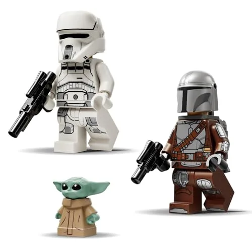 LEGO ▫️ Star Wars 75444 Ataque do AT-RT - Conjunto de construção com o Caminhante Imperial, Torre, minifigura do Mandaloriano e figura do Grogu - Presente de aniversário para meninos e meninas a partir dos 7 anos 6