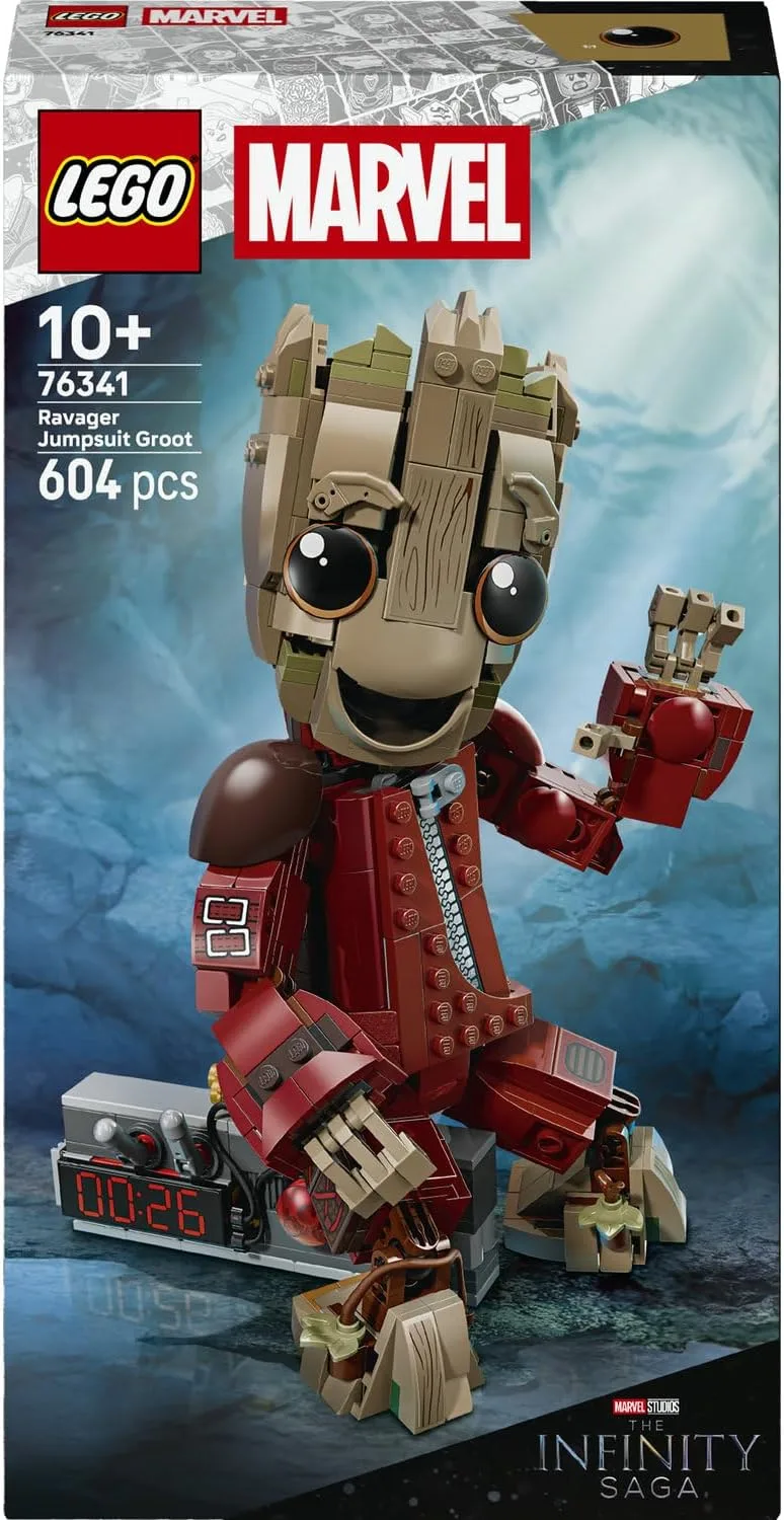 LEGO ▫️ Marvel Groot com Fato de Saqueador 76341