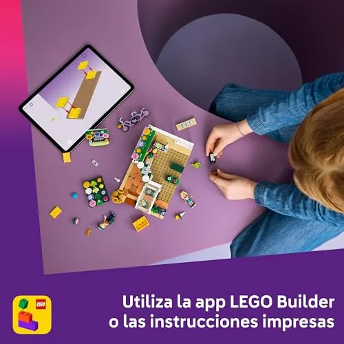 LEGO ▫️ Friends Florista Criativa – Loja de brinquedos em miniatura com flores artificiais, ramos, 2 mini bonecas, bicicleta e acessórios – Presente de aniversário para meninas a partir dos 7 anos – 42693 6