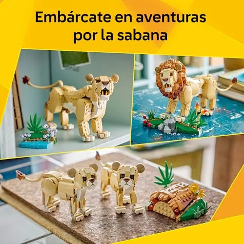 LEGO ▫️ Creator 3 em 1 Fauna Selvagem: Leão Majestoso 31386 3