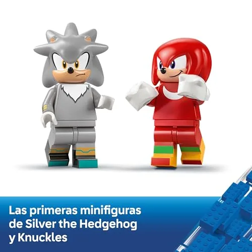 LEGO ▫️ Sonic The Hedgehog: Carro do Silver vs. Monster Truck do Knuckles 77118 5