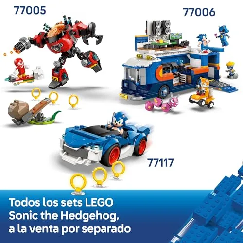 LEGO ▫️ Sonic The Hedgehog: Carro do Silver vs. Monster Truck do Knuckles 77118 6
