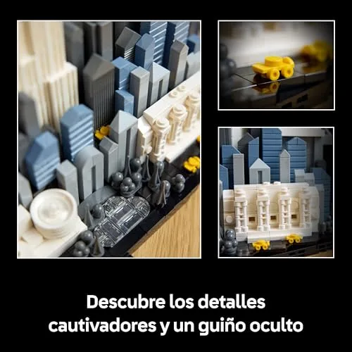 LEGO ▫️ Architecture Cidade de Nova Iorque: A Grande Maçã – Maquete em miniatura – Decoração para estante com a Estátua da Liberdade e o Empire State – Presente para os amantes de viagens – 21066 3