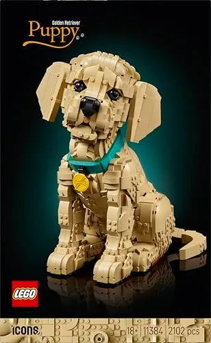 LEGO ▫️ Icons Cachorrinho Golden Retriever 11384 3