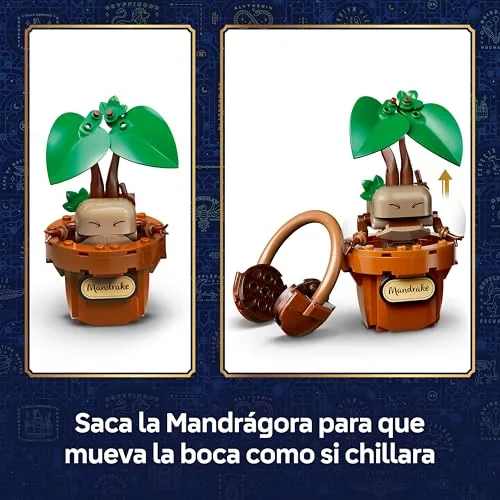 LEGO ▫️ Harry Potter Hogwarts: Plantas de Herbologia - Brinquedo interativo com plantas artificiais em vasos - Decoração para o quarto - Presente para meninas, meninos e adolescentes a partir dos 12 anos - 76474 3