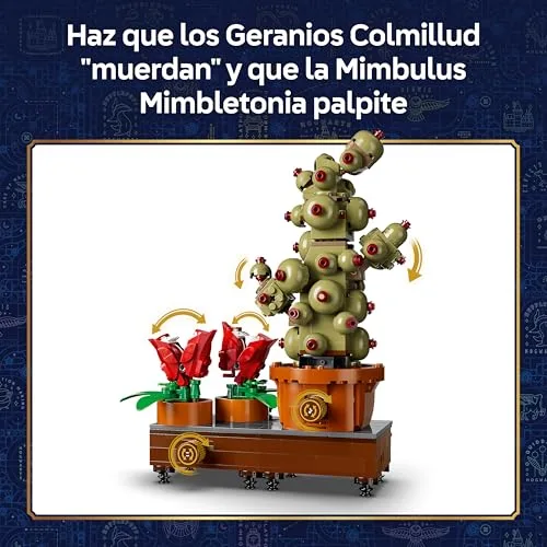 LEGO ▫️ Harry Potter Hogwarts: Plantas de Herbologia - Brinquedo interativo com plantas artificiais em vasos - Decoração para o quarto - Presente para meninas, meninos e adolescentes a partir dos 12 anos - 76474 5