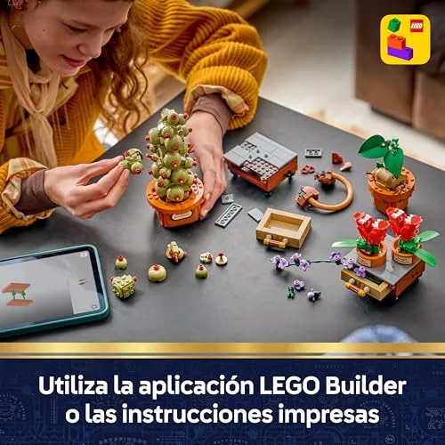 LEGO ▫️ Harry Potter Hogwarts: Plantas de Herbologia - Brinquedo interativo com plantas artificiais em vasos - Decoração para o quarto - Presente para meninas, meninos e adolescentes a partir dos 12 anos - 76474 6