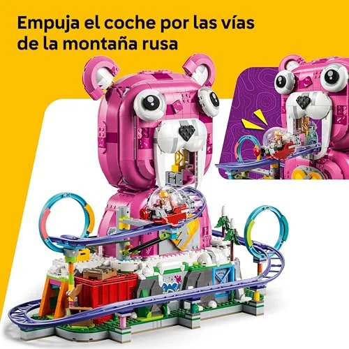 LEGO ▫️ Fortnite Caverna Descontrol – Brinquedo interativo – Maquete de parque temático com montanha-russa e 6 minifiguras – Decoração para o quarto – Presente para crianças e jovens a partir dos 12 anos que gostam de jogos – 77082 5