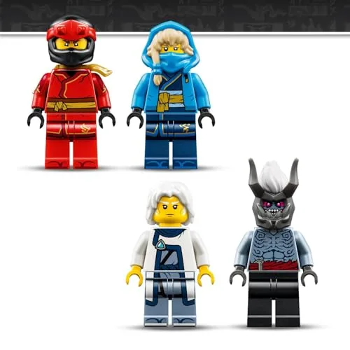 LEGO ▫️ Ninjago: Batalha na Espada do Dragão – Figuras de dragões e mecas – 4 minifiguras com katanas de brincar – Decoração para o quarto – Presente para crianças a partir dos 9 anos e fãs – 71871 6