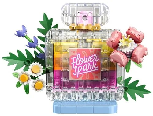 LEGO ▫️ Creator 3 em 1 Frasco Decorativo de Perfume Floral de Brinquedo - Modelo Transformável em Vaso para Flores ou Bebida - Decoração para o Quarto - Presente para Meninas e Meninos a partir dos 8 anos - 31383 2