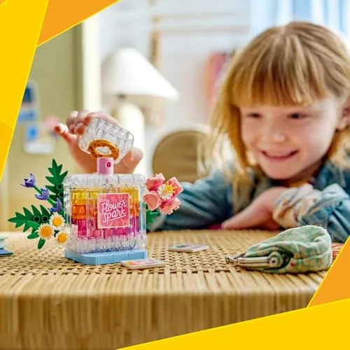 LEGO ▫️ Creator 3 em 1 Frasco Decorativo de Perfume Floral de Brinquedo - Modelo Transformável em Vaso para Flores ou Bebida - Decoração para o Quarto - Presente para Meninas e Meninos a partir dos 8 anos - 31383 4