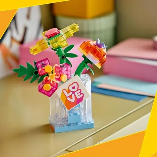 LEGO ▫️ Creator 3 em 1 Frasco Decorativo de Perfume Floral de Brinquedo - Modelo Transformável em Vaso para Flores ou Bebida - Decoração para o Quarto - Presente para Meninas e Meninos a partir dos 8 anos - 31383 6