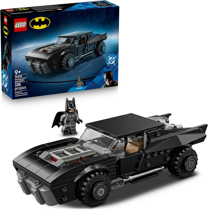 LEGO ▫️ DC Batmóvel de «The Batman» - Maquete de carro de brincar e minifigura de super-herói - Presente de aniversário para crianças a partir dos 9 anos e adolescentes fãs do filme 76332