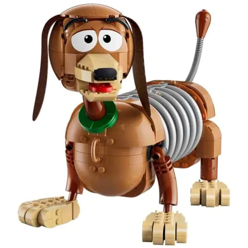 LEGO ▫️ Disney e Pixar Toy Story: Suporte para livros do Slinky - Modelos para adultos de dachshund - Decoração para estantes - Minifigura do Woody e figura de cão salsicha - Presente para fãs - 43301 4