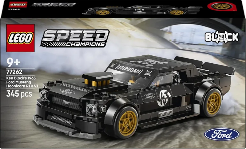 LEGO ▫️ Speed Champions 65 Ford Mustang Hoonicorn V1 de Ken Block 77262