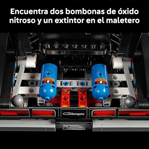 LEGO ▫️ Technic Dodge Charger R/T de Velozes e Furiosos - Kit de Maquetes para Adultos - Conjunto STEM colecionável com motor V8 e suspensão - Presente para homens e mulheres fãs do filme - 42231 5