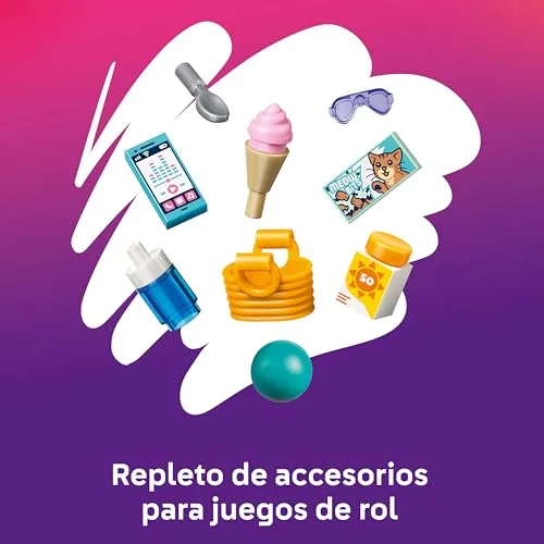 LEGO ▫️ Friends Dia Divertido no Parque Aquático – Brinquedo em miniatura com escorrega, 2 mini bonecas, 4 figuras de animais e acessórios para animais de estimação – Presente de aniversário para meninas a partir dos 6 anos – 42676 6