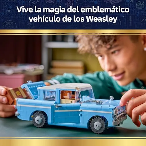LEGO ▫️ Harry Potter Ford Anglia Voador Encantado - Maquete de carro com figuras do Harry, do Ron e da Hedwig - Presente para meninas, meninos e adolescentes a partir dos 14 anos, fãs de Harry Potter - 76470 2