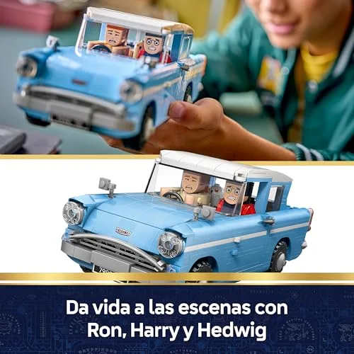 LEGO ▫️ Harry Potter Ford Anglia Voador Encantado - Maquete de carro com figuras do Harry, do Ron e da Hedwig - Presente para meninas, meninos e adolescentes a partir dos 14 anos, fãs de Harry Potter - 76470 3