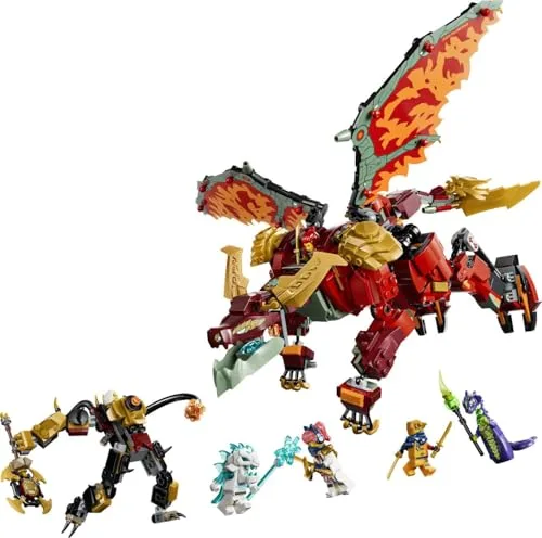 LEGO ▫️ Ninjago Dragão Mecânico Transformável de Wyldfyre 71868 2