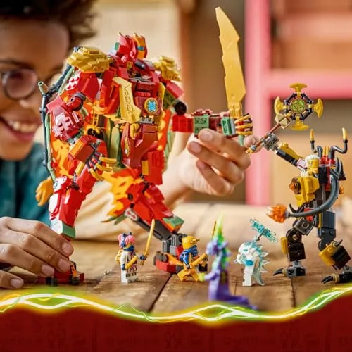 LEGO ▫️ Ninjago Dragão Mecânico Transformável de Wyldfyre 71868 4