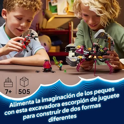 LEGO ▫️ DREAMZzz 2 em 1 Escavadora Escorpião dos Pesadelos 71513 2