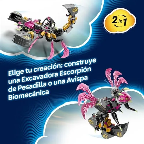 LEGO ▫️ DREAMZzz 2 em 1 Escavadora Escorpião dos Pesadelos 71513 3