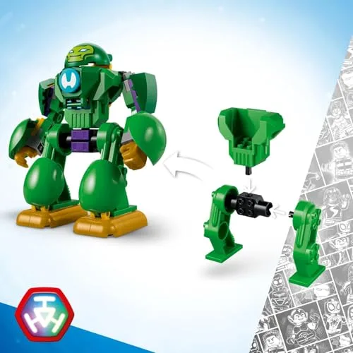 LEGO ▫️ Marvel: Loki vs. Equipa do Homem de Ferro – Super-heróis de brincar com carro, avião, figura de ação e 4 minifiguras – Presente para crianças a partir dos 4 anos e fãs do Homem de Ferro e da sua super-equipa 11211 5