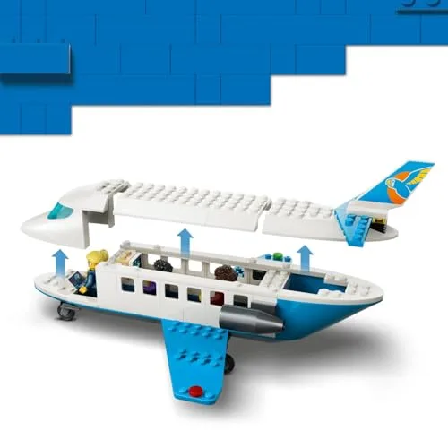 LEGO ▫️ City Avião de Passageiros de Brinquedo – Kit de Maquetes com 4 Minifiguras, incluindo Piloto e Acessórios para Brincadeiras de Viagem – Conjunto Educativo – Presente de Aniversário para Crianças a partir dos 4 anos – 60492 5