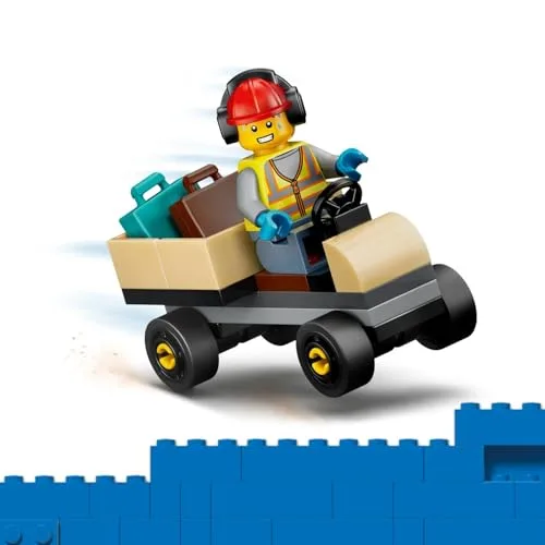 LEGO ▫️ City Avião de Passageiros de Brinquedo – Kit de Maquetes com 4 Minifiguras, incluindo Piloto e Acessórios para Brincadeiras de Viagem – Conjunto Educativo – Presente de Aniversário para Crianças a partir dos 4 anos – 60492 6