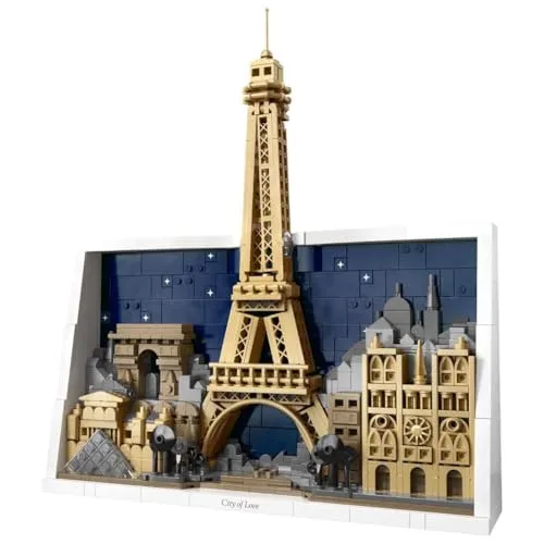 LEGO ▫️ Architecture Paris: Cidade do Amor - Maquete 3D em miniatura para adultos - Decoração de parede para a casa com ícones parisienses, incluindo a Torre Eiffel e a Notre Dame - Presente para viajantes 21064 4
