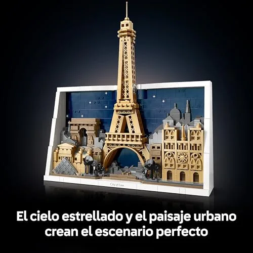 LEGO ▫️ Architecture Paris: Cidade do Amor - Maquete 3D em miniatura para adultos - Decoração de parede para a casa com ícones parisienses, incluindo a Torre Eiffel e a Notre Dame - Presente para viajantes 21064 5