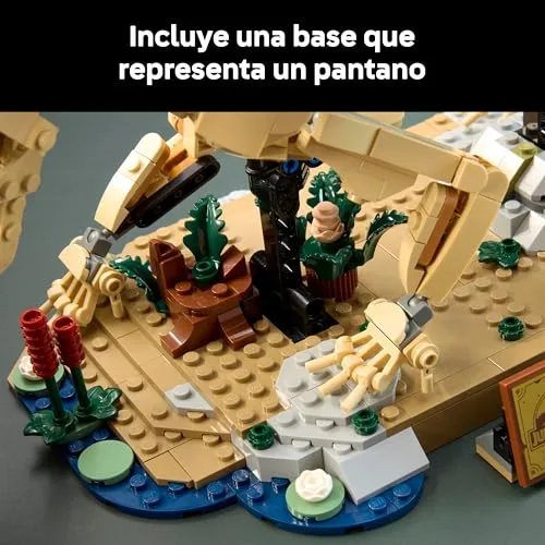 LEGO ▫️ Jurassic World Fósseis de Dinossauro: Triceratops - Kit de Maquetes para Adultos com Minifigura do Dr. Gerry Harding - Decoração para a Estante - Presente para Fãs do Parque Jurásico - 77985 6
