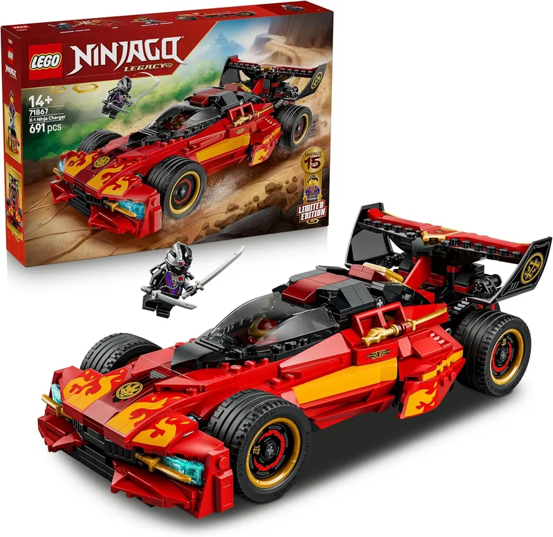 LEGO ▫️ Ninjago Desportivo Ninja X-1: 15.º Aniversário 71867