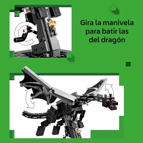 LEGO ▫️ Minecraft O Dragão Ender 21595 5