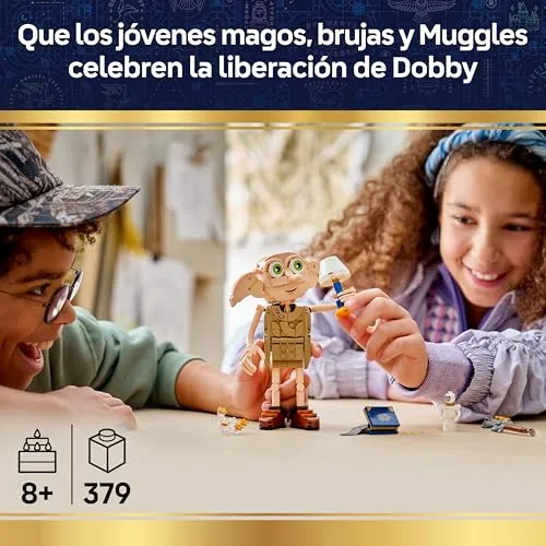 LEGO ▫️ Harry Potter 2 em 1: Dobby, o Elfo – Brinquedo Grátis – Kit de construção transformável numa figura do Kreacher – Decoração para o quarto – Presente para meninas, meninos e fãs a partir dos 8 anos – 76469 2