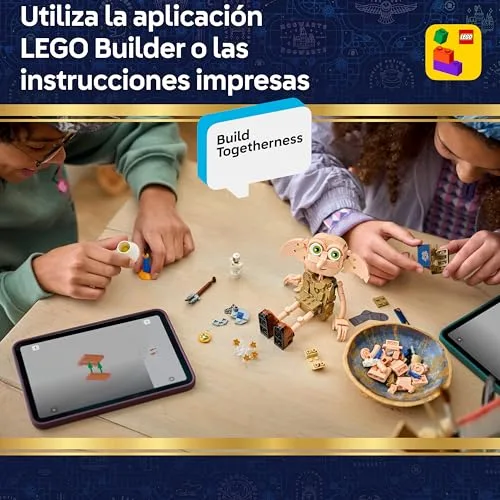 LEGO ▫️ Harry Potter 2 em 1: Dobby, o Elfo – Brinquedo Grátis – Kit de construção transformável numa figura do Kreacher – Decoração para o quarto – Presente para meninas, meninos e fãs a partir dos 8 anos – 76469 6