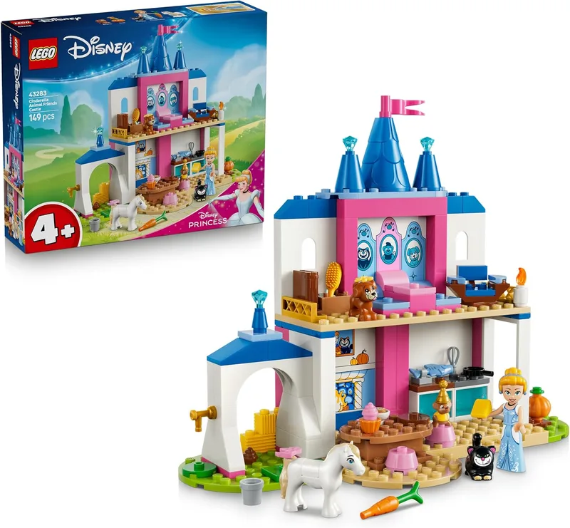 LEGO ▫️ Disney Princess: Castelo da Cinderela e os Seus Amigos Animais 43283