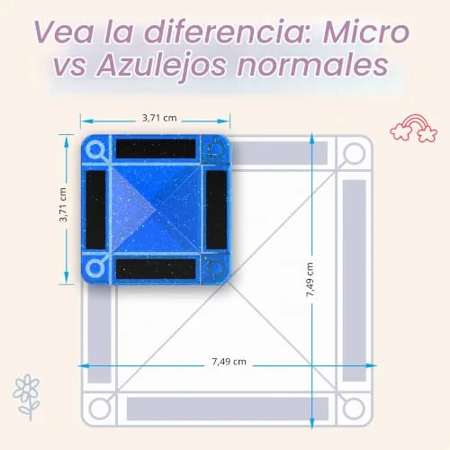 Desire Deluxe ▫️ Micro Blocos Magnéticos de Construção - Brinquedo Educativo STEM de Viagem para Crianças, Brinquedo Sensorial Montessori Magnético para Meninos e Meninas a partir dos 3 anos (28 peças – Brilhante) 4