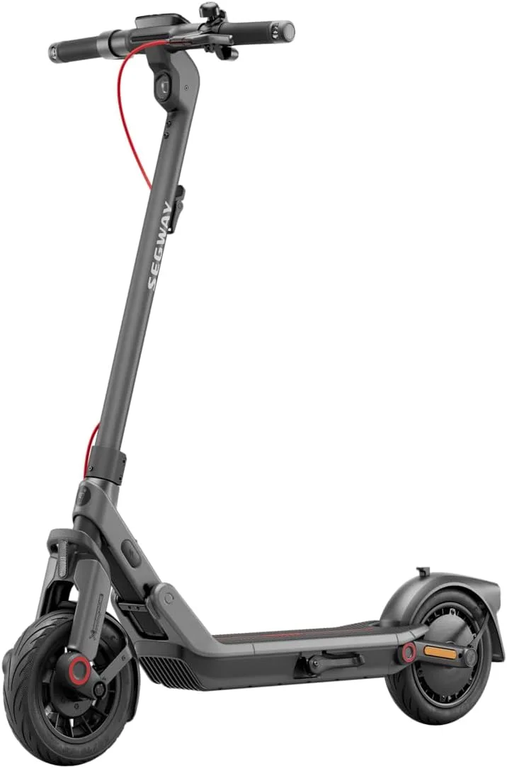 Segway-Ninebot ▫️ Patinete elétrico, Modelo E3 Pro E para adultos, velocidade máxima de 25 km/h, autonomia até 45 km, suspensão hidráulica à frente e suspensão traseira com molas