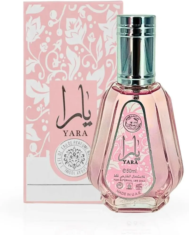 RESAES Resistant and aesthetic ▫️ Yara Eau de Parfum 50 ml, Perfume Árabe de Longa Duração para Mulher, Fragrância Doce e Caramelo com Notas Florais e Frutadas, Ideal para Levar na Mala de Mão ou em Viagem (Yara 50ml)