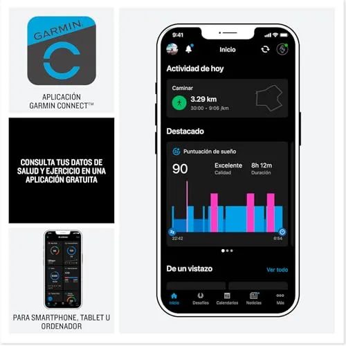 Garmin ▫️ Vívoactive 6, smartwatch com GPS, branco-rosa 5