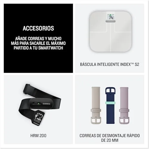 Garmin ▫️ Vívoactive 6, smartwatch com GPS, branco-rosa 6
