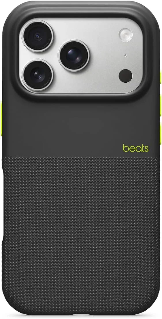 Beats ▫️ Capa Rugged com MagSafe, controlo da câmara, resistente a quedas e riscos, textura mate e interior em microfibra para iPhone 17 Pro - Everest Black